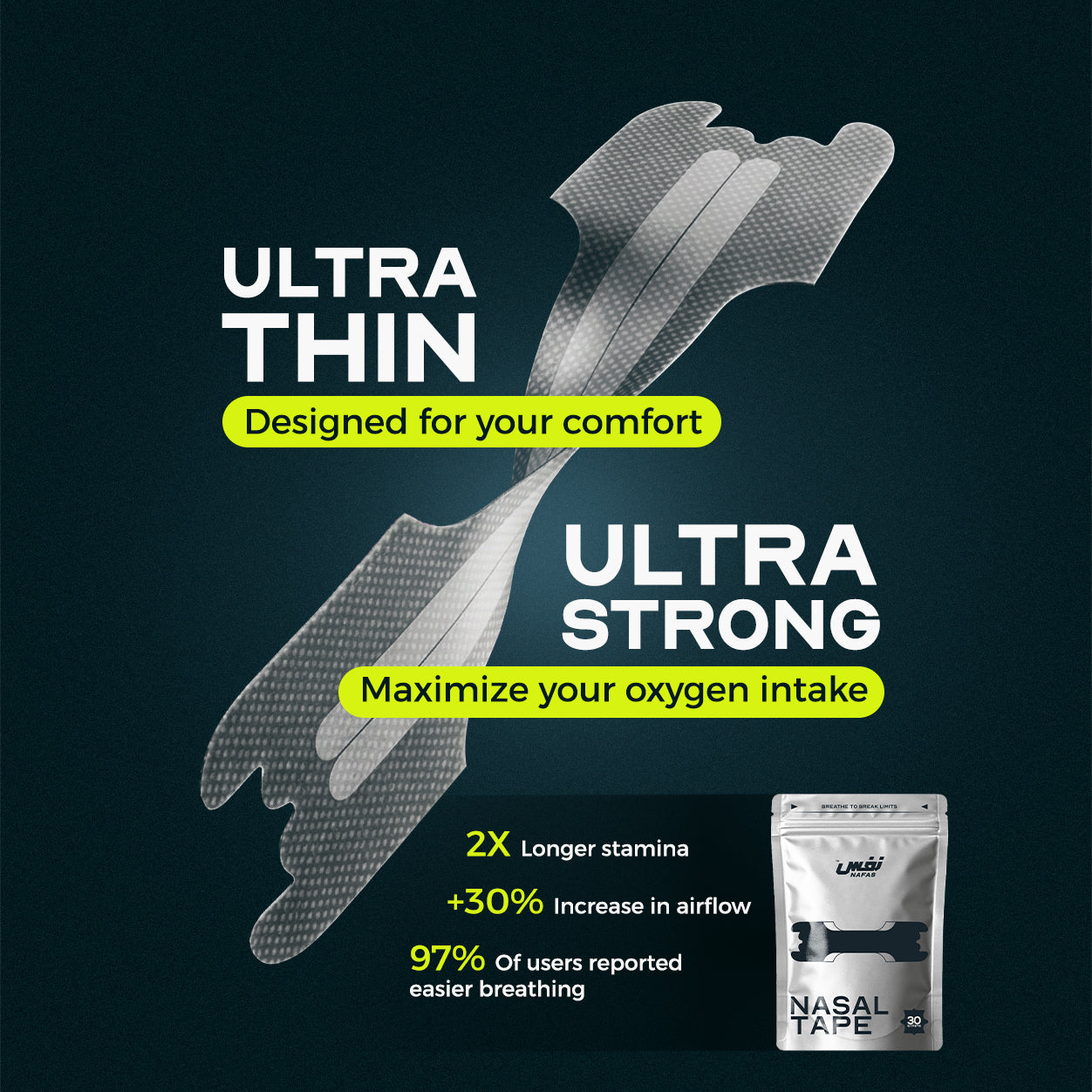 Transparent Nafas Nasal Tape