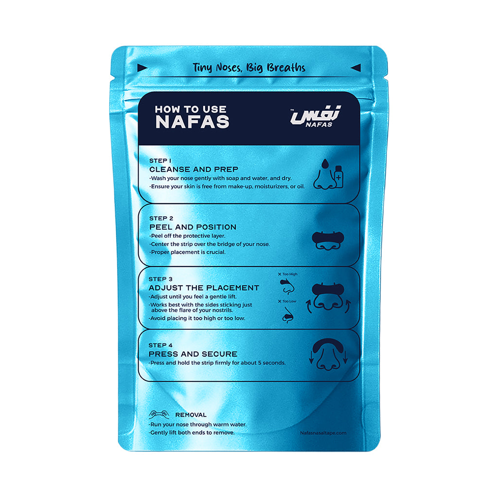 Baby Blue Nafas Nasal Tape for Kids