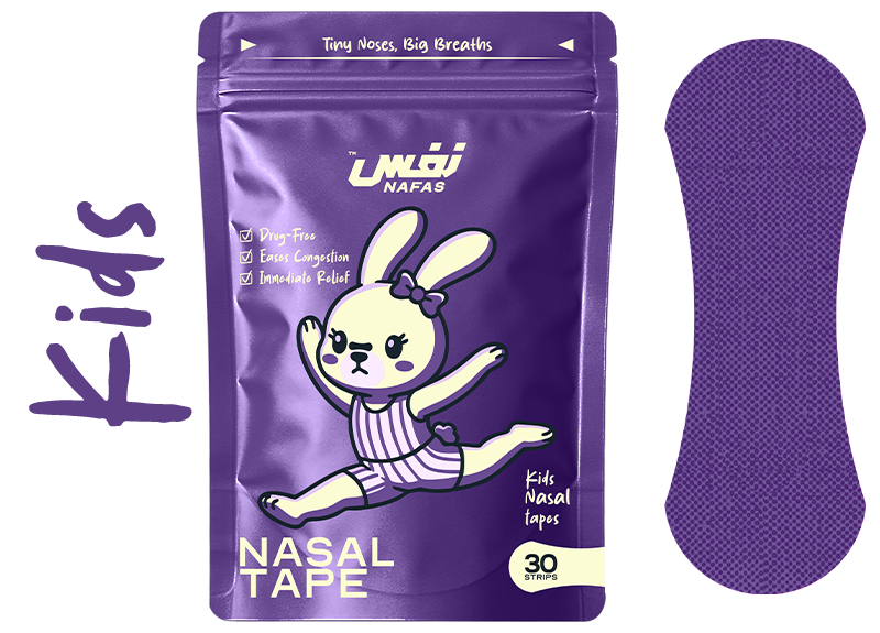 Purple Nafas Nasal Tape for Kids